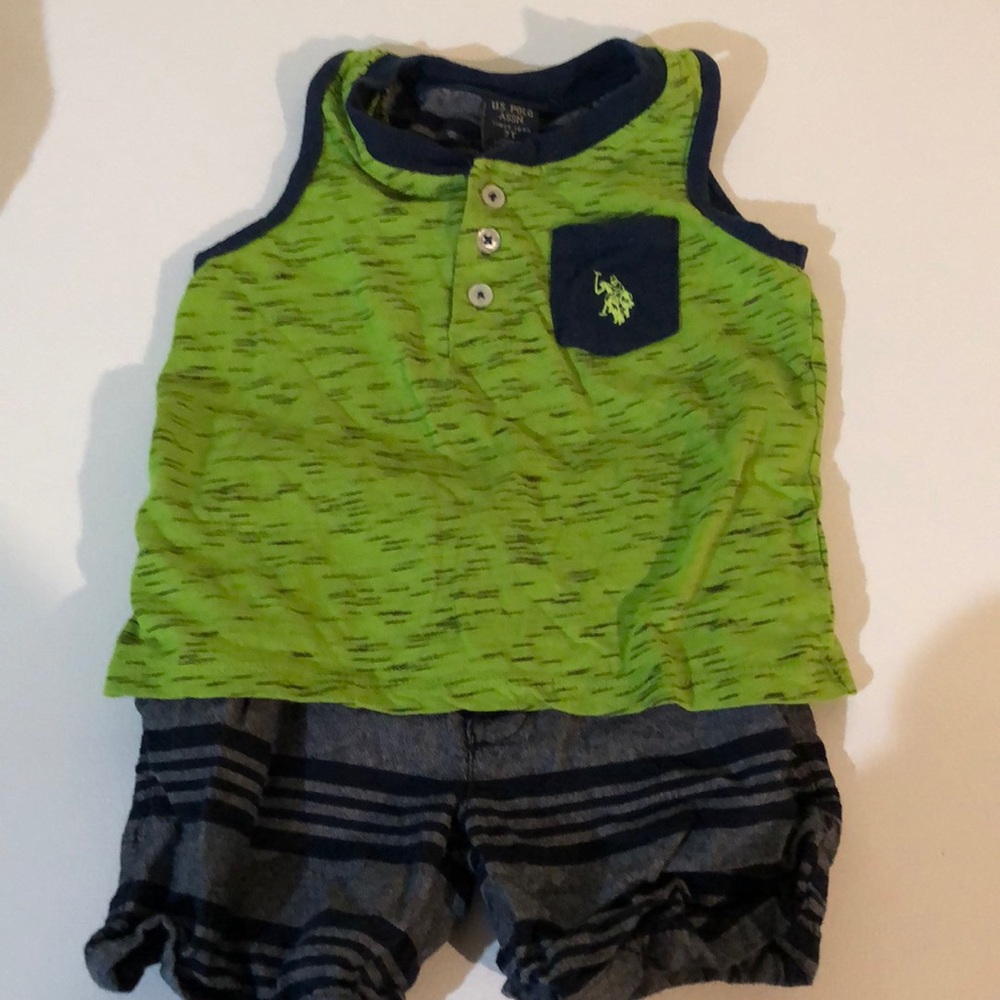US Polo Assn summer outfit size 2T